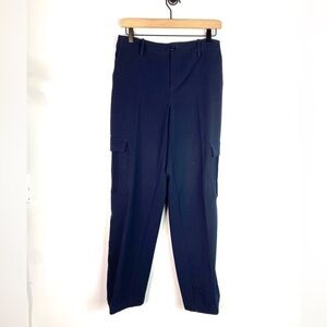 Christopher & Banks Navy Cargo Knit Pants Size 4